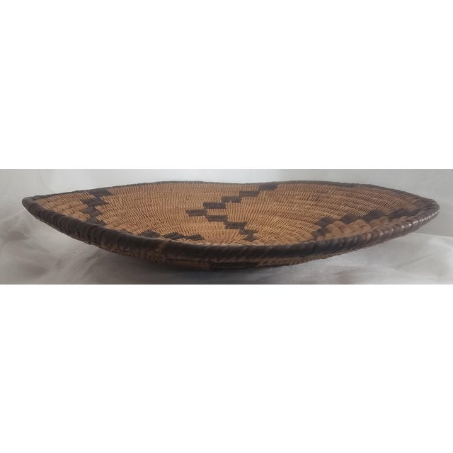 Early 20th Century Antique Native American Pima (Akimel O'odham) Coiled Basket, Early 20th Century For Sale - Image 5 of 15