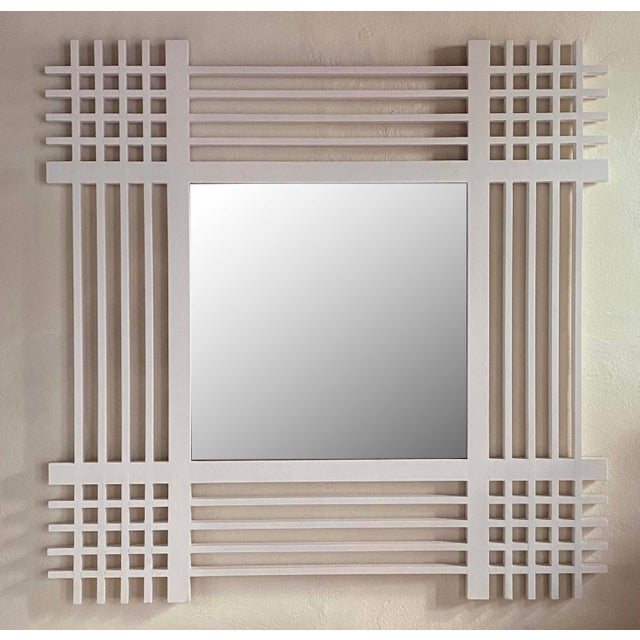 White Mirror attributed to Ettore Sottsass ,1959 For Sale - Image 9 of 9