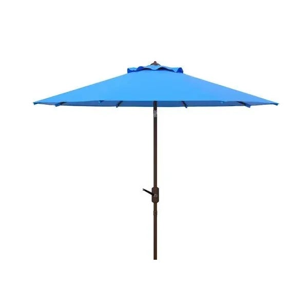 Not Yet Made - Made To Order Outdoor UV Resistant Ortega 9 ft Auto Tilt Crank Umbrella - Pacific Blue For Sale - Image 5 of 5