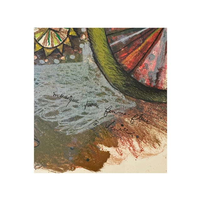 Theo Tobiasse “Rebecca” — 1984 Framed Limited-Edition Lithograph For Sale - Image 4 of 13