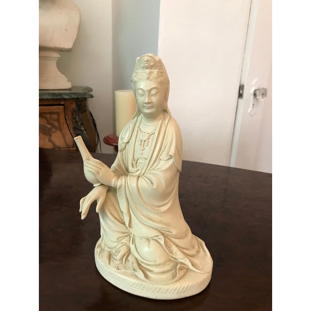 Vintage Chinese Resin Kwan Yin Buddha Figurine Chairish
