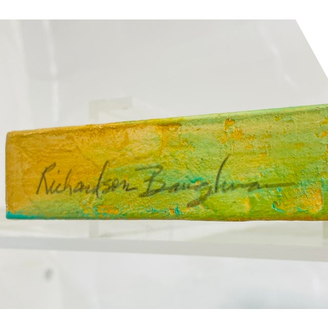 Sam Richardson “Amana Series” Abstract Painting on Board, American Abstract For Sale - Image 16 of 18