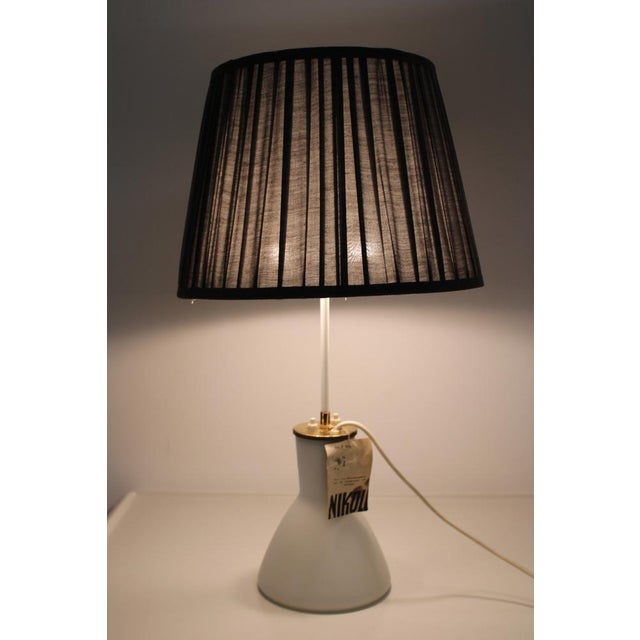 Table Lamp with Light Foot from Rupert Nikoll, 1950s For Sale - Image 9 of 15