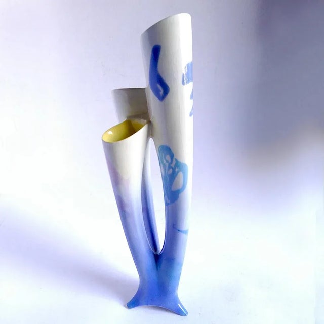 Mid-Century Italian Ceramic Vase by Donatella For Sale - Image 6 of 7