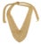Metal Vintage Tiffany & Co. Peretti 20k Yellow Gold Mesh Bib Scarf Necklace For Sale - Image 7 of 8