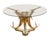 Mid 20th Century French Round Cocktail or Coffee Table With Glass Top Over Tripod Base For Sale - Image 5 of 8