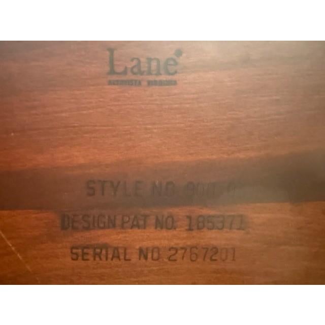 1967 Lane Acclaim End Table – Model 900-05 by Andre Bus, MCM Classic Refinished For Sale In Miami - Image 6 of 8