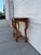 Vintage French Louis XV Style Demilune Console Table With Inlaid Fan Top & Carved Cabriole Legs For Sale In New York - Image 6 of 12