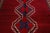 Textile 1960s Vintage Shiraz Red Handmade Wool Rug With Tribal Pattern For Sale - Image 7 of 7