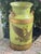 Antique American copper painted light green with American Eagle large milk canister as umbrella stand.