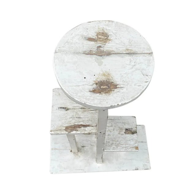 1970s Vintage Wooden Flower Stand For Sale - Image 5 of 8