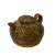 Ceramic Chinese Ware Brown Glaze Pattern Ceramic Jar Vase Display Art For Sale - Image 7 of 7