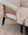 French 19th Century Napoleon III Square Back Armchair with Matching Footstool For Sale - Image 3 of 9