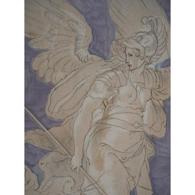 Niccolò Dell'Abate (1510-1571) (after) Angel of Victory Color lithograph after a drawing On wove paper, 24 x 33 cm...
