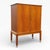 Brown Mid-Century Modern Danish Teak Bar Cabinet on Castors, 1970s For Sale - Image 8 of 11