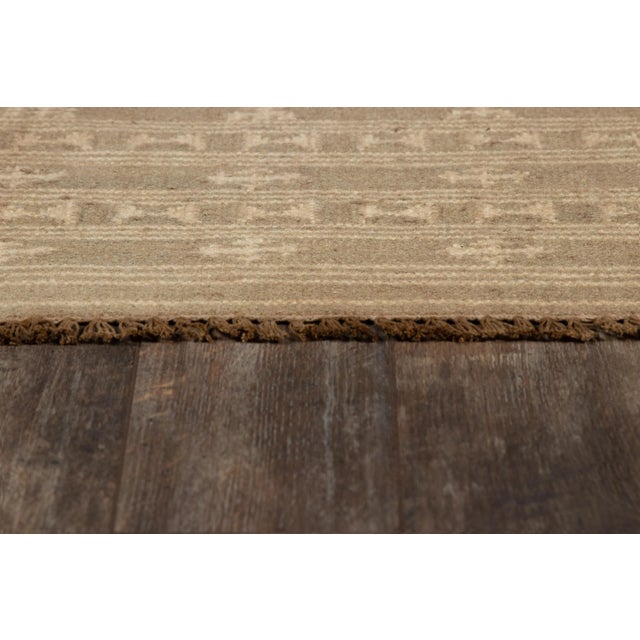 Modern Mahi Kabir Sand 10' X 14' Area Rug For Sale - Image 3 of 6