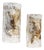 Vintage Murano Glass Wall Lamps from AV Mazzega, 1970s, Set of 2 For Sale