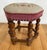 Mid 20th Century Vintage Mid-Century Walnut Footstool With Floral Needlepoint Tapestry For Sale - Image 5 of 7
