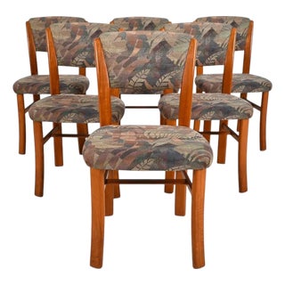 Set 6 Danish Teak Mid Century Modern Dining Chairs For Sale
