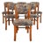 Set 6 Danish Teak Mid Century Modern Dining Chairs For Sale