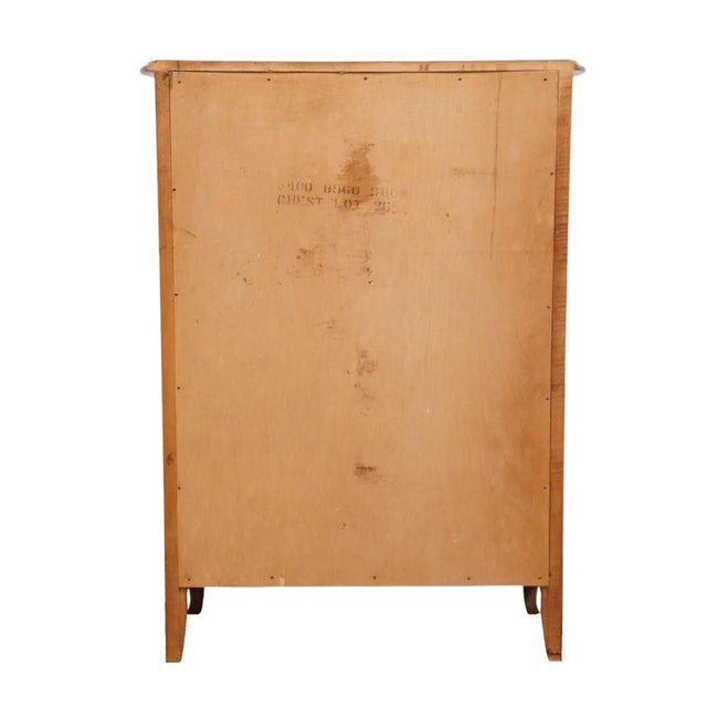 Bassett Furniture Solid Cherry Country French Provincial 37" Chest of Drawers 5400-8960-980 For Sale - Image 10 of 12