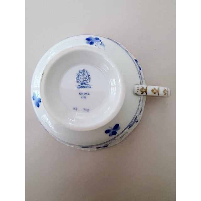 Ceramic 1990s Herend Rachael 734 Teacups/Saucers - Unused 24 pcs For Sale - Image 7 of 7