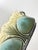 Art Nouveau Majolica Cachepot with Green and Blue Floral Decorations, France For Sale - Image 16 of 18