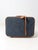 Blue 1980s Frequent Traveler Blue Tweed Rolling Suitcase For Sale - Image 8 of 12