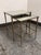 Traditional Restoration Hardware Antiqued Mirrored Nesting Tables, Set of Two For Sale - Image 3 of 12