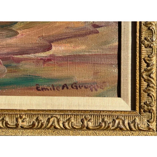 Emile Albert Gruppe “Drying The Sails” For Sale In Dallas - Image 6 of 9