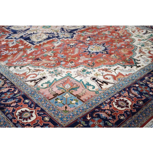 Vintage Heriz Rug 13'2'' X 19'6'' For Sale - Image 11 of 14