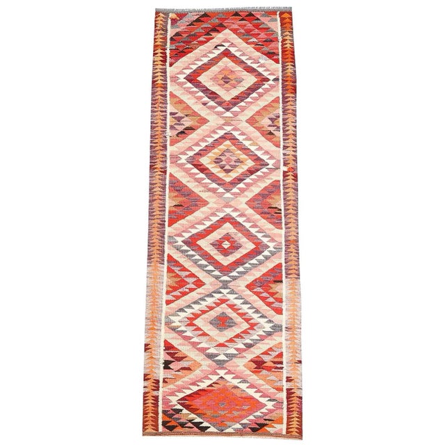 Textile Vintage Kilim Runner For Sale - Image 7 of 7