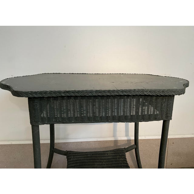1930s Antique Paper Weave Table, 1930's For Sale - Image 5 of 18