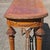 19th Century Louis XVI Handcarved Walnut Console Table with Burlwood Inlay For Sale - Image 11 of 18