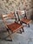 Vintage French Beech Wood Folding Chairs, 1970s, Set of 2 For Sale - Image 12 of 12