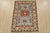 Farmhouse Kazak Rug 2’10” X 4′ Blue Wool Tribal Hand-Knotted Oriental Carpet For Sale - Image 3 of 10