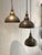 Vintage Brass Pendant Lights, 1980s, Set of 3 For Sale - Image 6 of 7