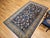 Antique Persian Tabriz Rug, Hand-Knotted Wool & Silk, Allover Floral Pattern, Navy & Tan, 6x10 For Sale - Image 4 of 13