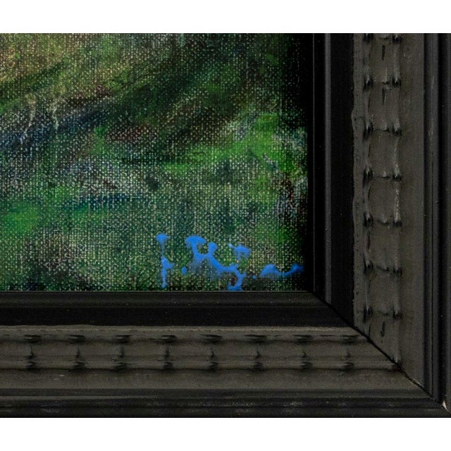 Textile Joseph Keiffer "Moonrise, Early Summer" Acrylic For Sale - Image 7 of 10