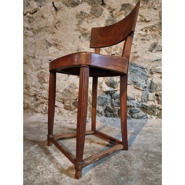 Antique French Beechwood Chair, Early 1900s For Sale - Image 15 of 17