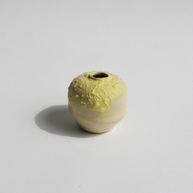 Early 21st Century Mini Yellow Vase by Anja Marschal For Sale - Image 5 of 8