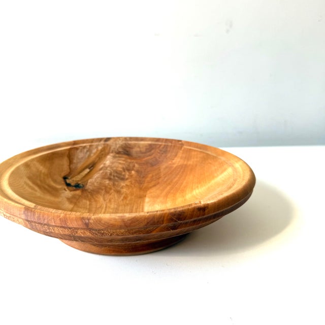 Contemporary Late 20th Century Lathe Turned Alaskan Birch Bowl For Sale - Image 3 of 8