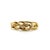 Modern 14k Gold Zelman & Friedman Vintage Textured Elongated Link Bracelet For Sale - Image 3 of 9