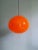 Mid-Century Modern Oignon Xen Suspension in Orange Opaline Glass by Alessandro Pianon for Vistosi, 1960s For Sale - Image 3 of 16