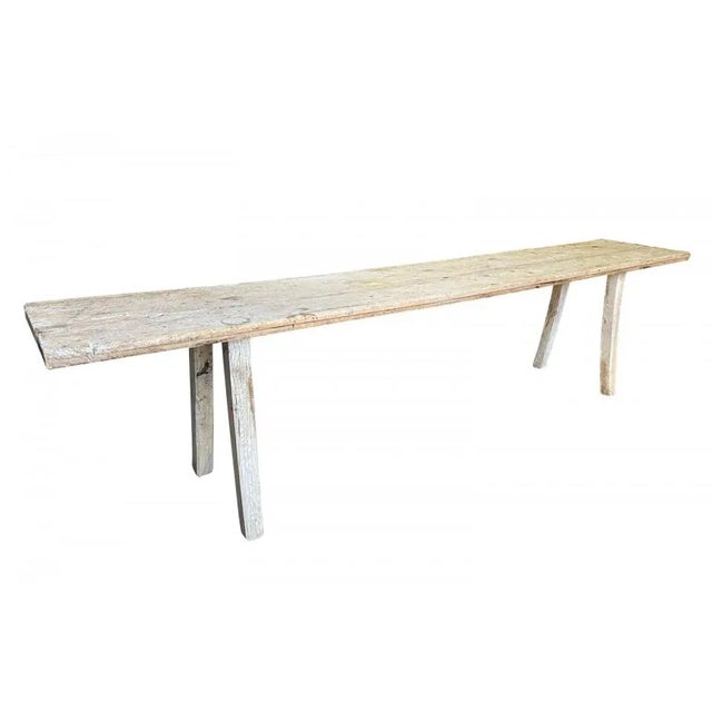 Primitive 18th Century Catalan Long Console Table For Sale - Image 12 of 12
