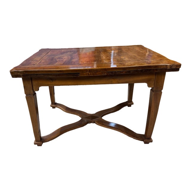 Early 1900’s Small Italian Dining Table With Extensions For Sale