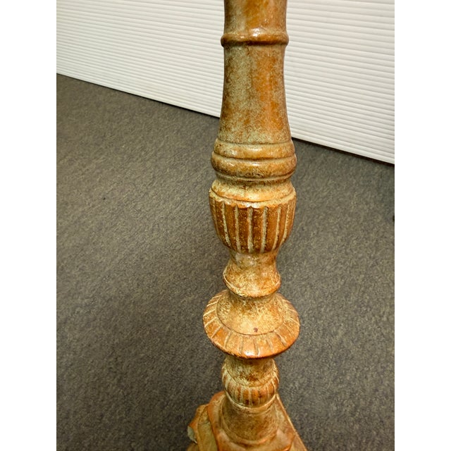Spanish Revival Continental Baroque Style Candlesticks, Set of Two For Sale - Image 9 of 12