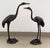 Large Burnished Brass Heron Sculptures, Italy, 1970, Set of 2 For Sale - Image 10 of 18