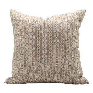 Fabdivine Handcrafted Block Print Cushion Cover 14x36 Inch - Doji For Sale