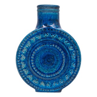 Rimini Blu Lollipop Vase by Aldo Londi for Bitossi, Italy, 1960s For Sale